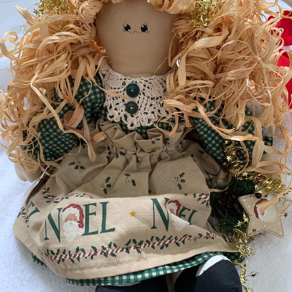 Beautifully detailed holiday doll!